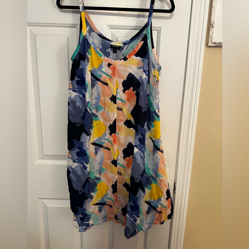 Torrid Colorful Sleeveless Dress